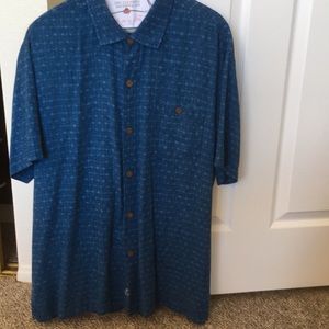 Final sale Tommy Bahama I size L💯 silk shirt